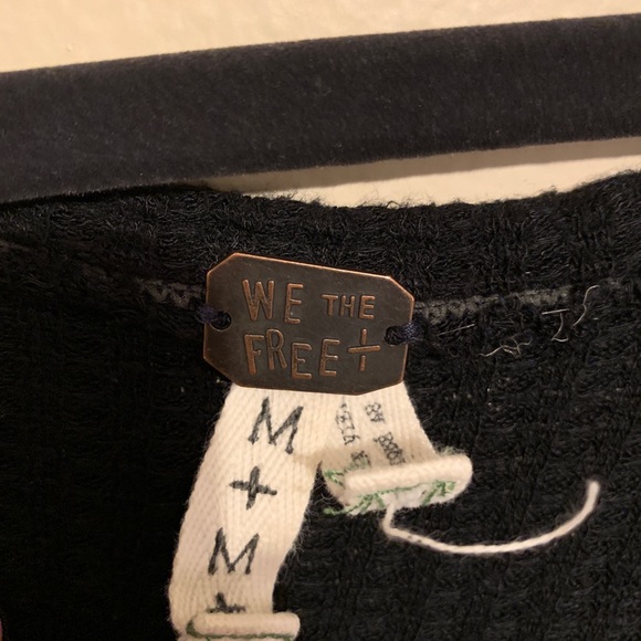 We the free black thermal long sleeve top - Picture 3 of 8